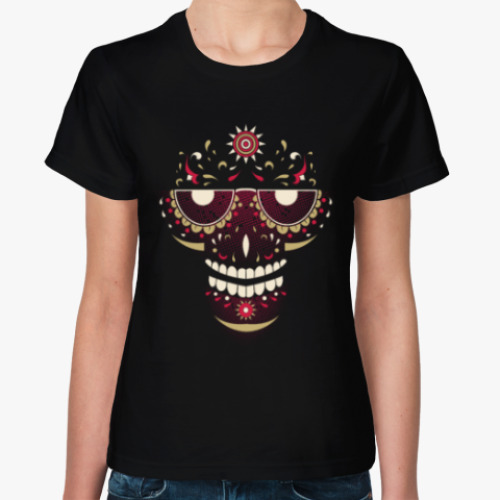 Женская футболка Череп (Skull)
