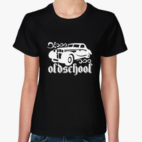 Женская футболка Oldschool
