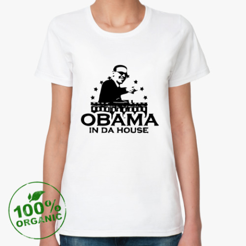 Женская футболка из органик-хлопка OBAMA