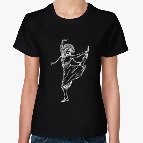 Женская футболка Танец "Джута"