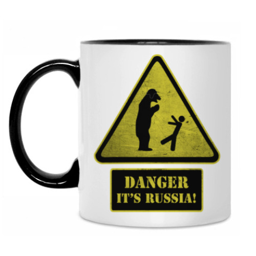 Кружка DANGER It's Russia!