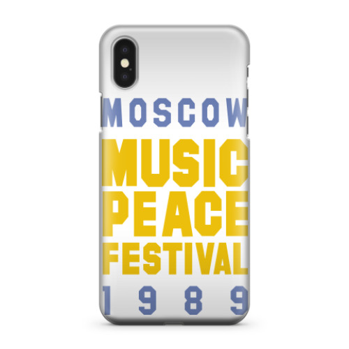 Чехол для iPhone X PEACE FEST