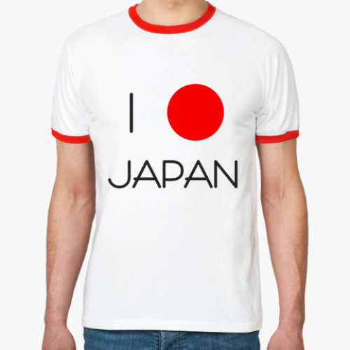 Футболка Ringer-T I LOVE JAPAN