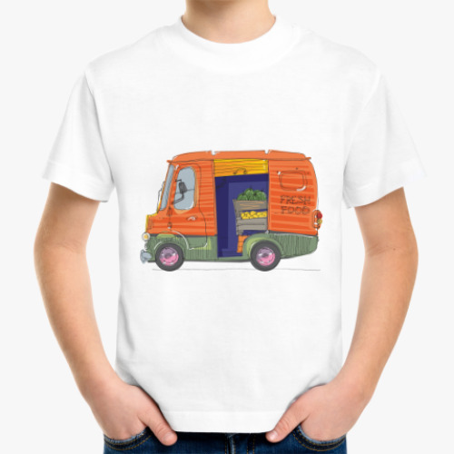 Детская футболка Грузовик с едой