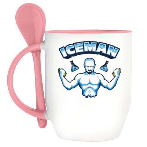 Кружка с ложкой Iceman