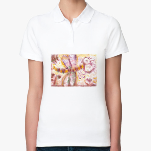 Женская рубашка поло Стрекоза из м/ф Винни-Пух