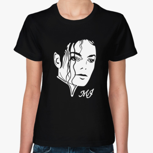 Женская футболка Майкл Джексон