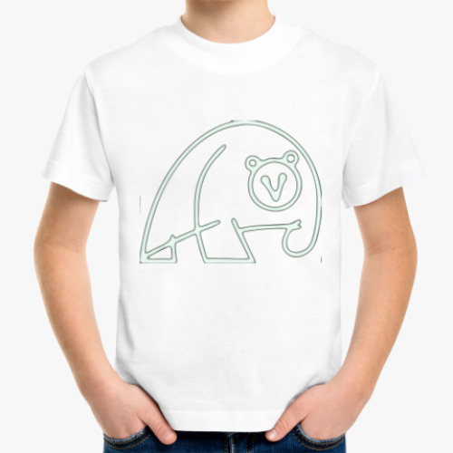 Детская футболка Медведь