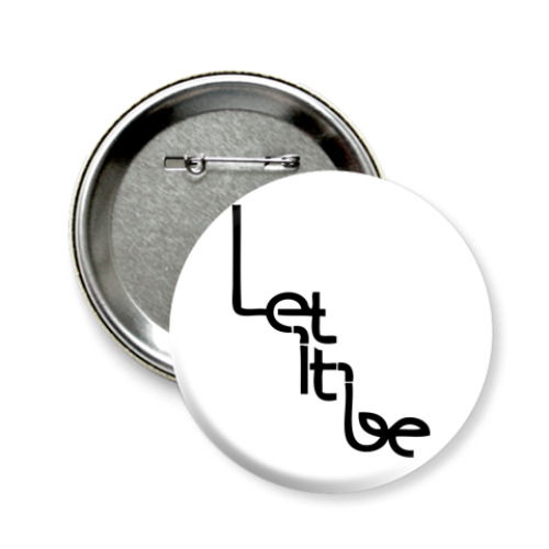 Значок 58мм The Beatles Let It Be
