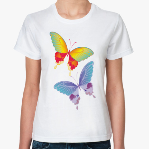 Классическая футболка Бабочки