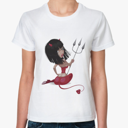 Классическая футболка DEVIL GIRL SINGLE