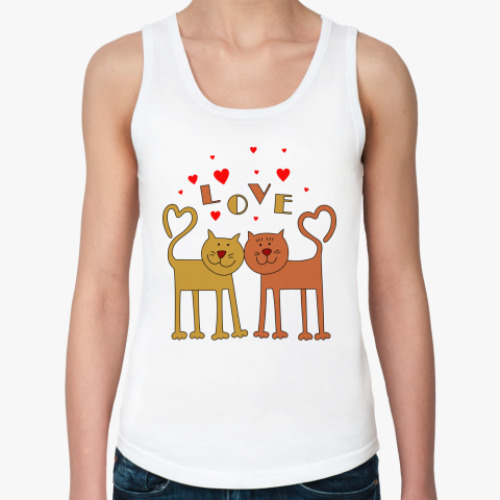 Женская майка Love