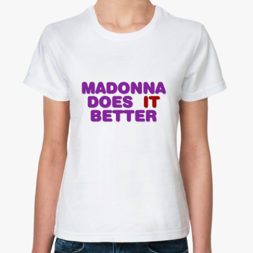 Классическая футболка Madonna