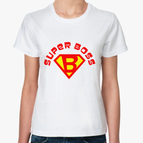 Классическая футболка Super Boss