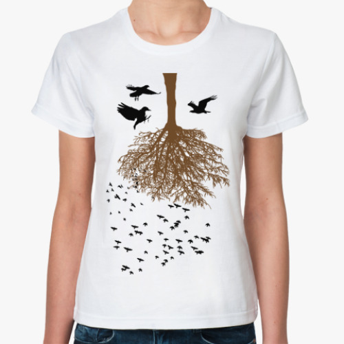 Классическая футболка дерево судьбы