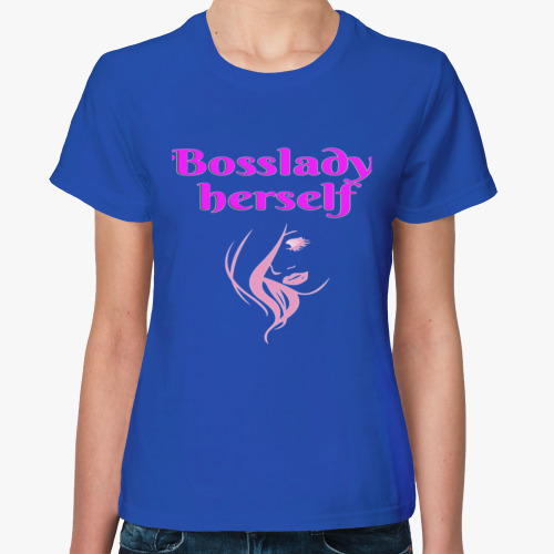 Женская футболка Bosslady