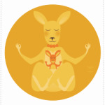 Animal Zen: K is for Kangaroo