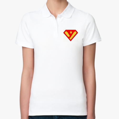 Женская рубашка поло  'Супер-ученица'