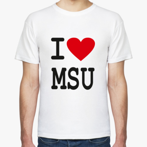 Футболка I Love MSU (муж.)