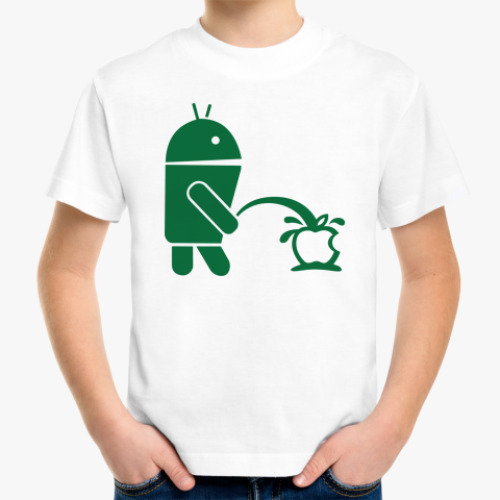 Детская футболка андроид