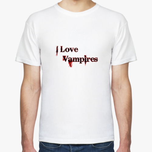 Футболка I love vampires