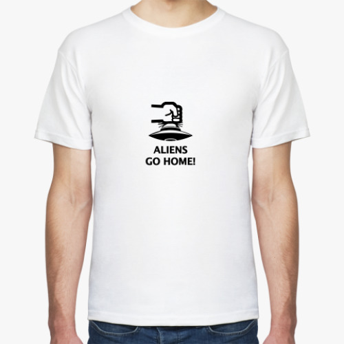 Футболка Aliens Go Home!