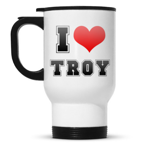 Кружка-термос I love Troy