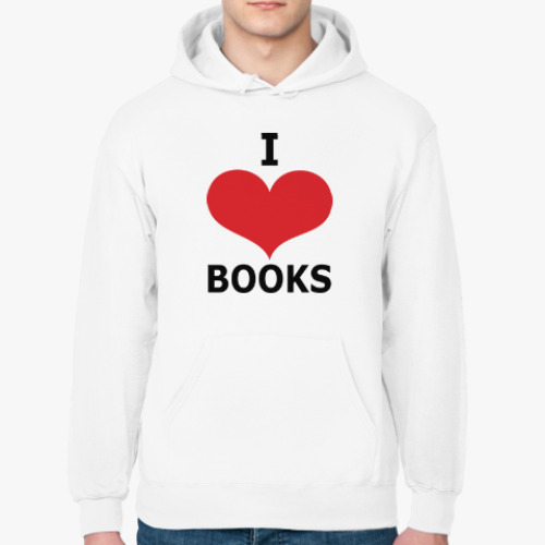 Толстовка худи I Love Books