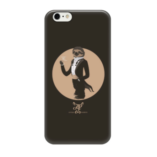 Чехол для iPhone 6/6s Animal Fashion: S is for Sloth in Smoking
