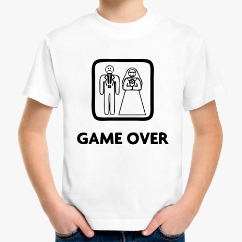 Детская футболка Game Over