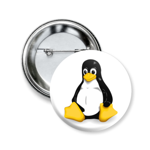 Значок 50мм Linux