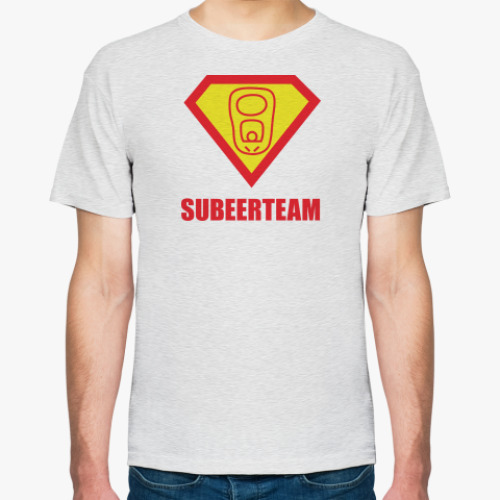 Футболка  SubeerTeam Супермен Пиво