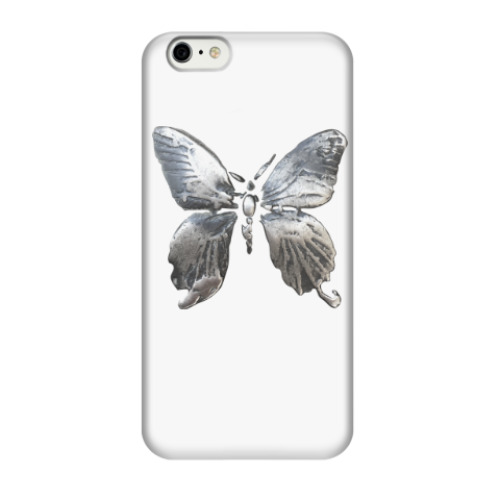 Чехол для iPhone 6/6s Металлическая Бабочка
