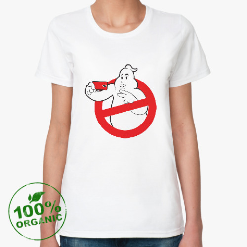 Женская футболка из органик-хлопка Ghost Busters Selfie