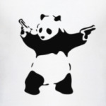 Panda with guns. Панда