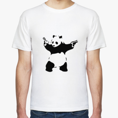 Футболка Panda with guns. Панда