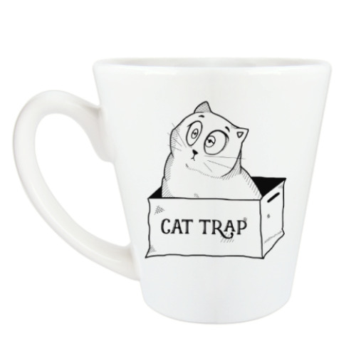 Чашка Латте Ловушка для кота