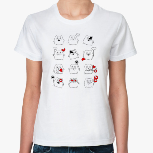 Классическая футболка Мартовские коты