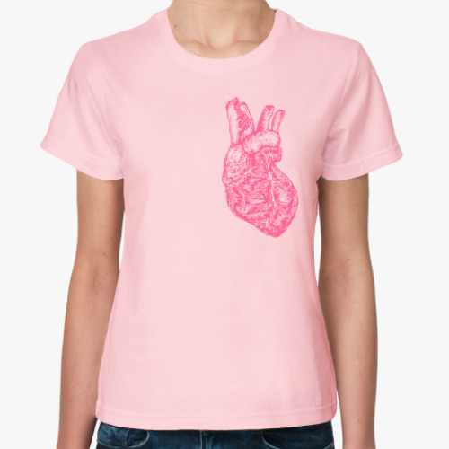 Женская футболка Big Heart Anatomy