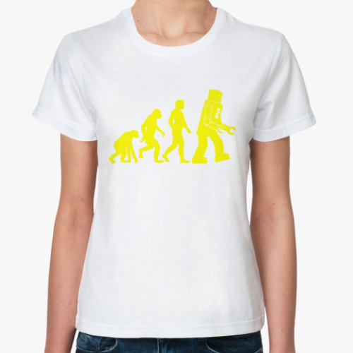 Классическая футболка  'Robot Evolution'
