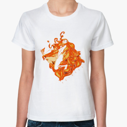 Классическая футболка Огненная ведьма