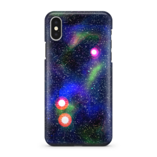 Чехол для iPhone X звёздное небо
