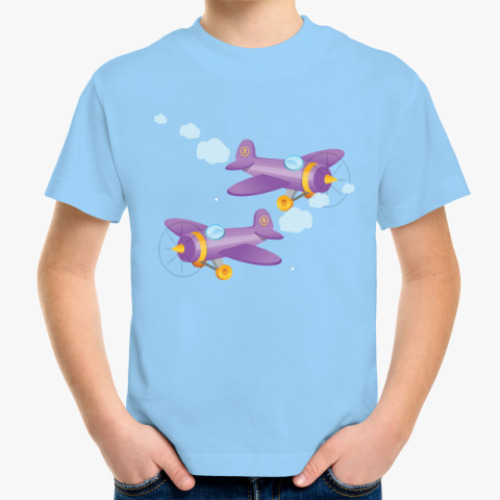 Детская футболка Самолеты с пропеллером