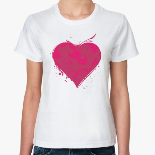 Классическая футболка  Сердце