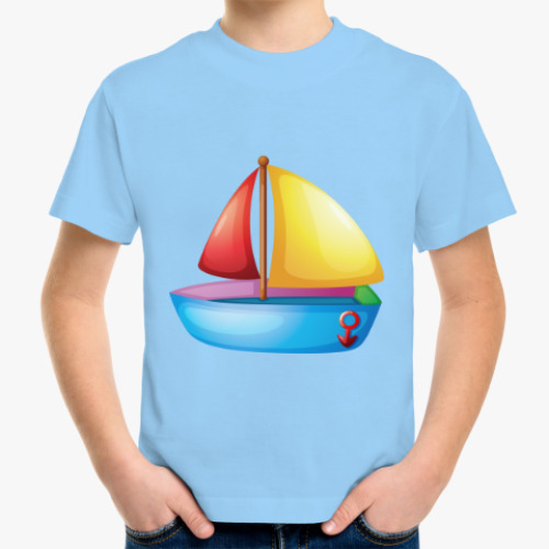 Детская футболка Кораблик