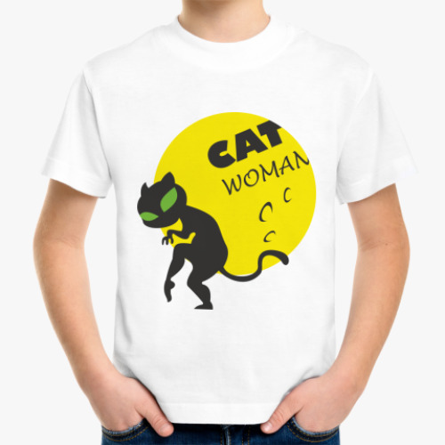 Детская футболка Женщина-кошка