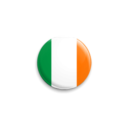Значок 25мм  'Флаг Ирландии'