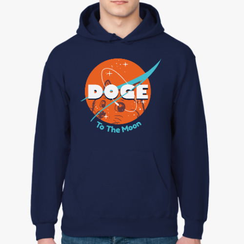 Толстовка худи Doge To The Moon