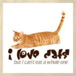 I love cats, but I can't eat..