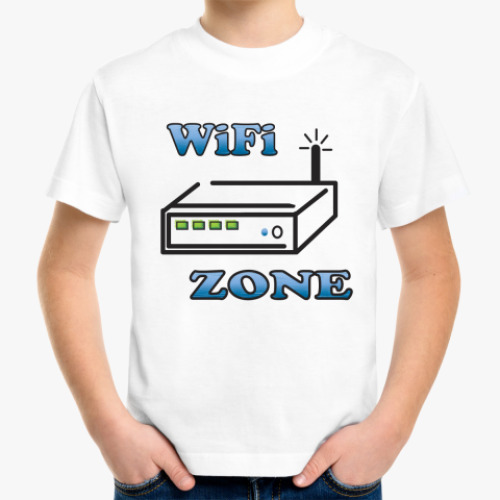Детская футболка WiFi Zone